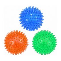 Cyslmuk - Paquet de 3 balles grinçantes pour chien, balles à mâcher pour chien, jouets de piscine flottants, jouets à lancer pour chiot, jouets à