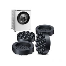 Paquet de 4 amortisseurs de vibrations pour Machine à laver, tapis en caoutchouc antidérapants universels Anti-Vibration pour laveuses et sécheuses
