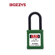 OEM 38mm Manille En Nylon Industriel Serrure De Sécurité Industrielle Cadenas De Sécurité Cadenas Loto -vert