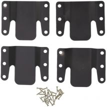 Paquet de 4 pièces pour matériel de canapé, module de pièces d'inclinaison, connecteur de verrouillage de canapé, support universel
