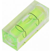 Paquet de 5 mini niveaux carrés 15 × 15 × 40 mm, petit niveau avec niveau de précision à bulle