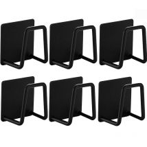 Paquet de 6 porte-éponges de cuisine auto-adhésifs - porte-éponges pour évier de cuisine - couvercle - support pour planche à découper de cuisine