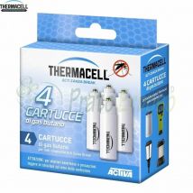 Paquete con 4 cartuchos de gas butano