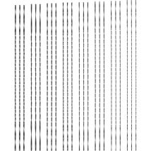Ulisem - Paquete de 10 hojas de sierra de calar con dientes en espiral para metal, madera, plástico, aserrado, corte de madera, fabricación de joyas,