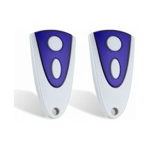 Cyslmuk - Paquete de 2 mandos a distancia para puerta de garaje compatibles con Novoferm Novotron 502 MAX43-2 Novotron 512 MIX43-2 433,92 MHz