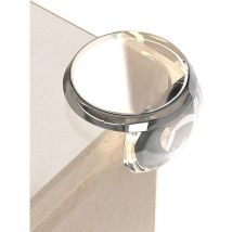 Dpzo - Paquete de 20 protectores de esquinas transparentes para bebés, protectores de mesa autoadhesivos para bebés y niños con adhesivo transparente