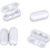 Aamunpa - Paquete de 30 clips de conector de cable de repuesto para persianas verticales, persianas enrollables y persianas romanas