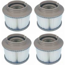 Mspa - Paquete de 4 filtros de repuesto para FD2089, cartucho filtrante para piscina y spa.