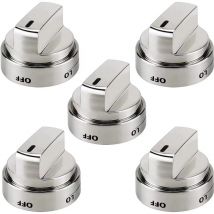 Coocheer - Paquete de 5 perillas de repuesto para estufas de gas lg LRG3036ST, LRG3095ST, LRG3091ST, LRG3093ST, LRG3035ST, LDG3036ST. Garantía: 3