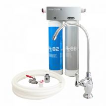 Pallas - Duo Filtro Bajo Fregadero Ft82 Sedimento y Carbón Activado Plata Ft88