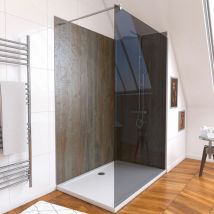 Aurlane - Paquete de paneles de pared Wood Stone + Freedom 2 Smoke Wall Wall + Whiteness Receptor