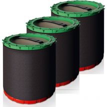 Unger - Paquetes de resina HydroPower Ultra (3 piezas, para HydroPower Ultra s, limpieza con agua pura, resina de intercambio iónico) DIUB1