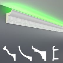 Paquets économiques LED-1 à LED-20 Profil pu - éclairage indirect, opaque: 10 mètre, LED-3 / 58x48mm