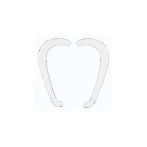 Alma Carpets - Par de tiradores Austral + kit de fijación alma - Ral 9010 Blanco - 7010-9010