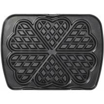 Lagrange - par de platos para 6 gofres de corazón para una plancha de gofres premium - 010522