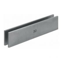 AMF - Par de soportes paralelos No. 6349PP H38xW3xL125mm precisión