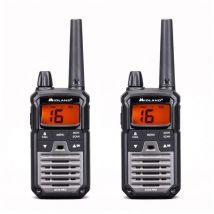 Midland - Par de walkie talkies gemelos XT70 Pro - Con batería, cargador y clip para cinturón - C1465