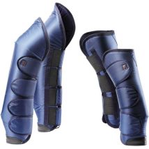 Paracolpi Alti Da Trasporto In Nylon Con Fodera In Pile E Rinforzo Inferiore In Pelle Sintetica Set 4 Pz: Full, Blu 09