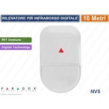 Paradox - NV5 rilevatore pir infrarosso con tecnologia digitale pet immune 10 mt