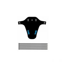 Ecovelo - parafango bici wag anteriore per forcella paraschizzi flessiile per mtb bicicletta azzurro nero