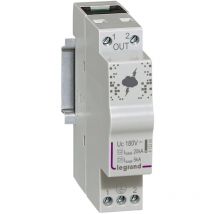 Legrand - Parafoudre pour ligne téléphonique et ligne de communication 10kA à 20kA 180V maximum 1 module 412200