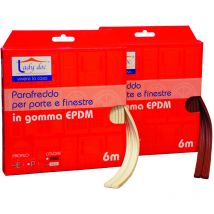 Parafreddo in gomma profilo e - mm.9h. rotolo da mt.6 colore marrone