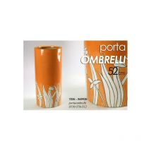 Argonauta - Paragüero de cerámica naranja que ahorra espacio cm 52 h