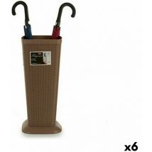 Paragüero Stefanplast elegance beige plástico 25,3 x 57 x 25,3 cm (6 unidades)