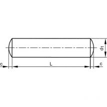 5X20MM Dowel Pin A1/A2- you get 5 - Qualfast