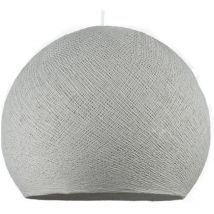Paralume Cupola in filo - 100% fatto a mano Poliestere Grigio perla - xs - ø 25 cm