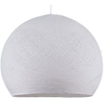 Paralume Cupola in filo - 100% fatto a mano Poliestere Bianco - l - ø 42 cm