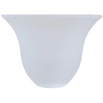 Paralume in vetro carla 8x11cm opaco apertura 3cm