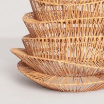 Paralume Lampada a Sospensione Rattan Halima Ø570 mm Iluzzia Naturale