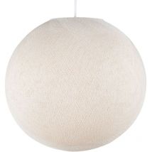 Paralume Sfera in filo - 100% fatto a mano Poliestere Écru - S - Ø 31 cm