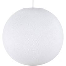 Paralume Sfera in filo - 100% fatto a mano Poliestere Bianco - l - ø 42 cm