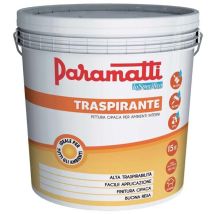Idropittura Traspirante Diluibile, Colore Bianco, 15 Lt