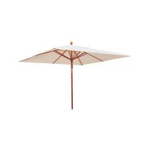 Parasol En Bois Polyester Or 400x300 Vette 05820