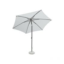 Magazzini Cosma - Parapluie de jardin avec mât de pôle pliant Black - Black
