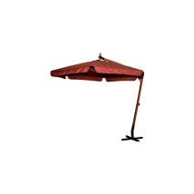 Parapluie du jardin en bois naturel 300 cm Bordeaux