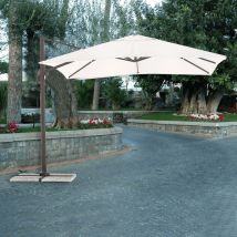 Garden - parapluie senso 3x3 Ecru