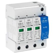 Obo Bettermann - Descargador de sobretensiones Obo Betterman 20KA 3P+N + npe 5094656