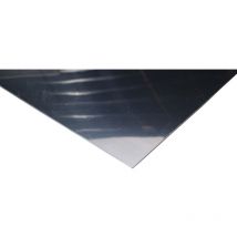 Paraschizzi a specchio/alluminio grezzo - Colore: Specchio/Alluminio grezzo, spessore 3mm, larghezza 100cm, lunghezza 200cm