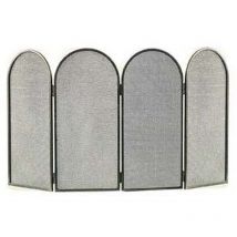 Parascintille Quattro Ante Ad Archi Per Camino - Cm.95x50h. (670b)