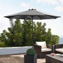 Casa.pro - Parasol de Jardin Budapest Résistant Imperméable 300 x 230 cm Gris [ ]
