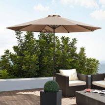 Casa.pro - Parasol de Jardin Budapest Résistant Imperméable 300 x 230 cm Beige [ ]