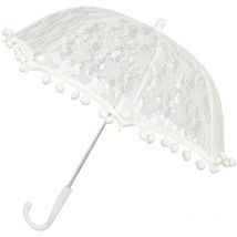 Parasol à main pour mariée, parapluie en dentelle pour danse, décoration, accessoires de mariage