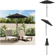 Parasol Anthracite 200x224 cm Aluminium - Parapluie - Parasol - Ombre - Jardin - Terrasse