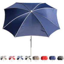 Parasol Antivolant Uv 50+ Pour Plage Jardin Piscine Malta - Bleu