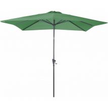 Proloisirs - Parasol carré en aluminium avec manivelle 2,5m Tilt