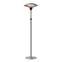 Parasol chauffant électrique Milan Rétractable - Extérieur - 3 Puissances de Chauffe - Économique - Résistant - 58,5 x 58,5 x170/ 205 cm - Favex